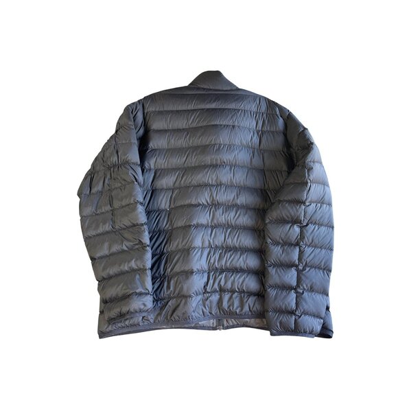 Eddie Bauer Mens Black Down Insulated Puffer Jacket 2XL Lightweight Warm Nylon F - Picture 4 of 7